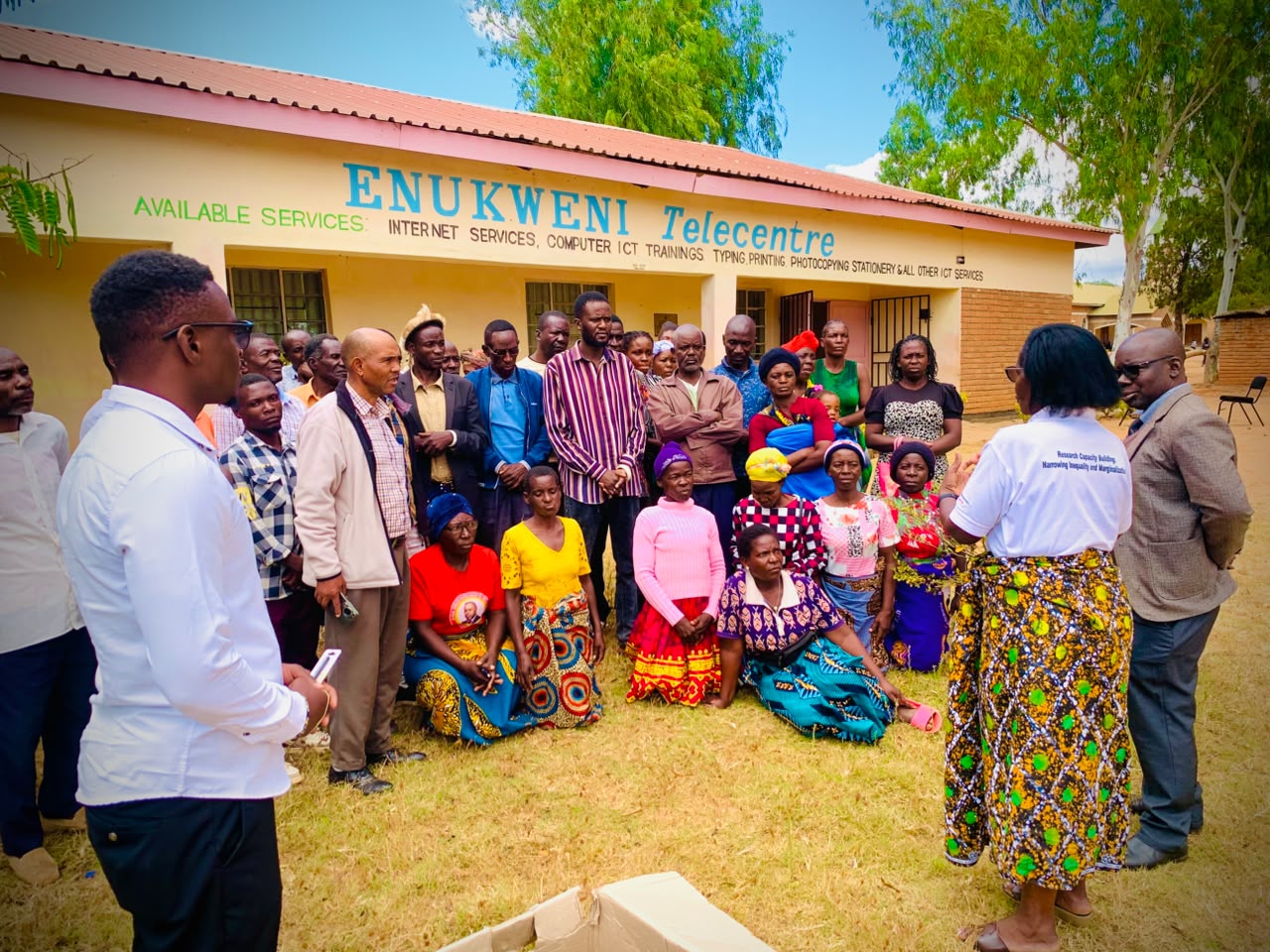 Quastionnaire on Organic fertilizer availability and also the donation of Laptop and desktop to the community